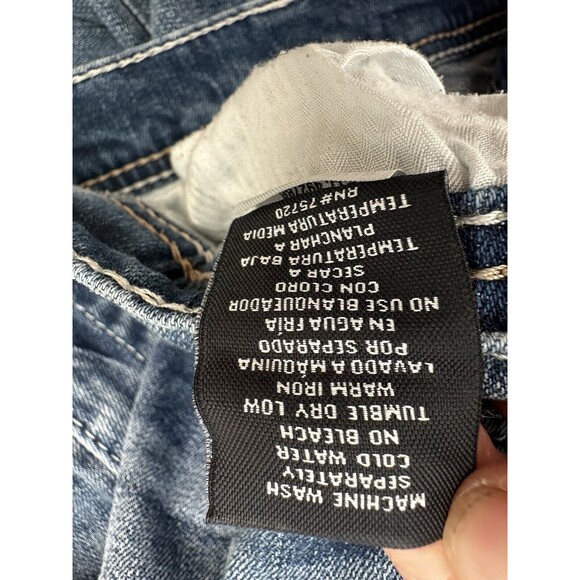 Buckle BKE Mens Jake Straight Leg Jeans Dark Wash Mid Rise Stretch 33x31 stretch - Picture 7 of 9